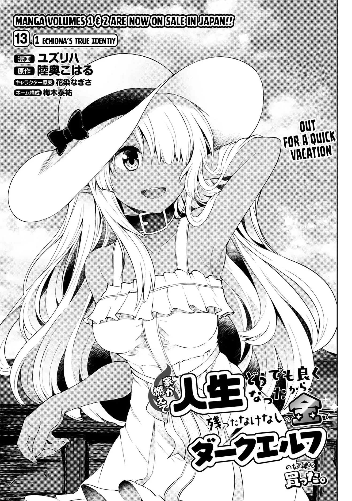 Ie ga Moete Jinsei Dou Demo Yoku Natta kara, Nokotta Nakenashi no Kin de Dark Elf no Dorei o Katta Chapter 13.1 2